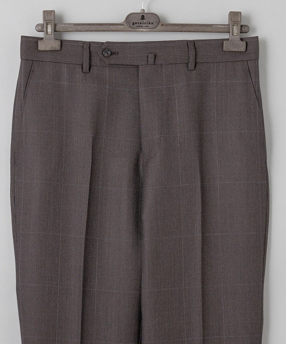 GOTAIRIKU 【ZEGNA/ゼニア】ISLANDFLEECE/アイランドフリース 3ピーススーツ（ブラウン×格子） 