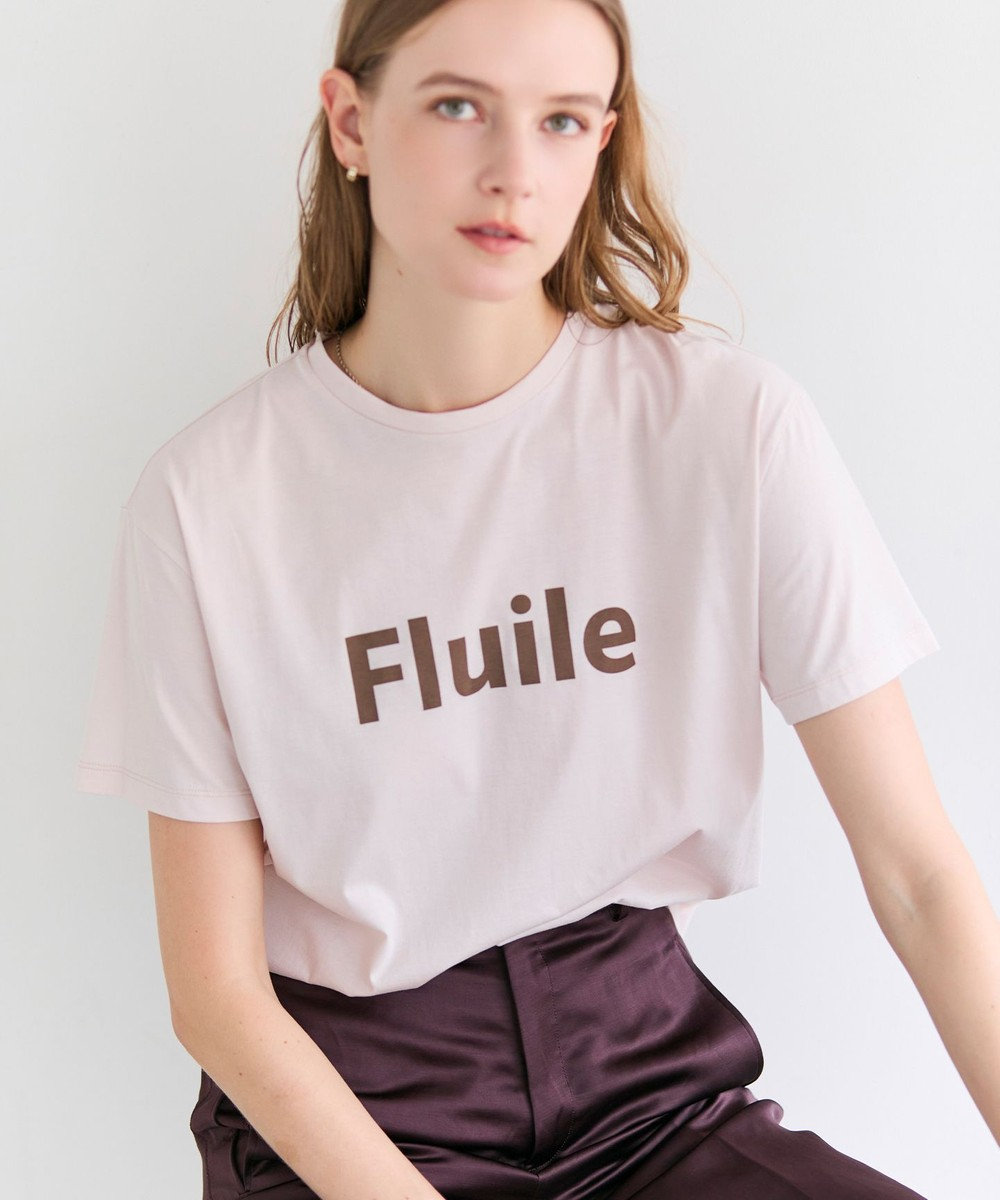 BEIGE， STELLERITE / コットンロゴTシャツ 