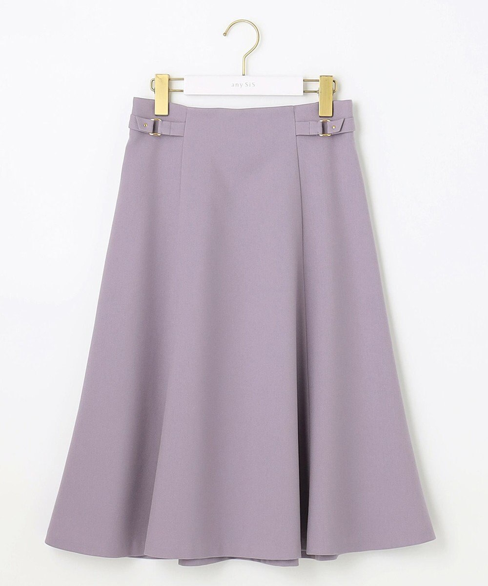 ANY SIS 【洗える】サイドバックルライト スカート 