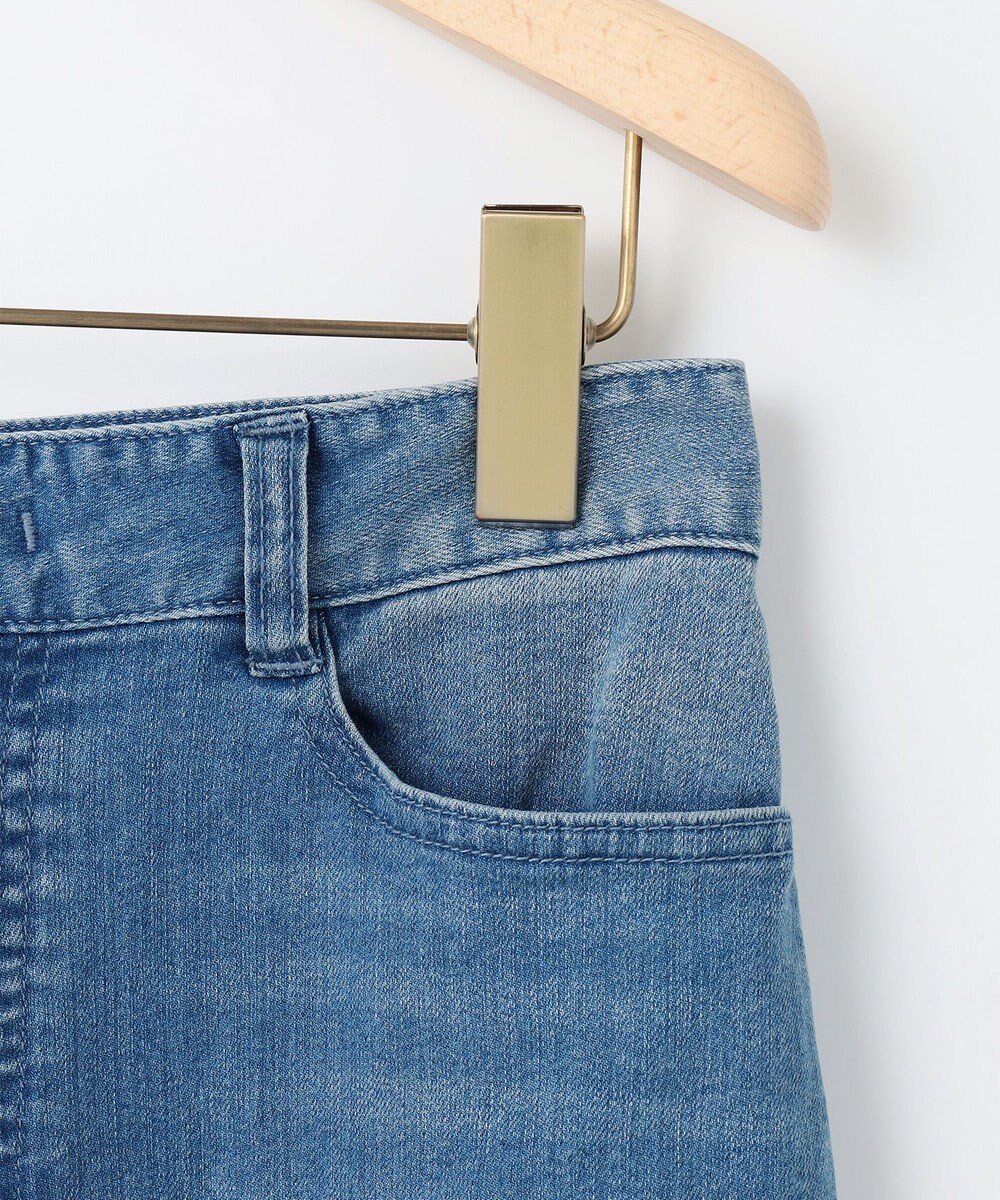 組曲 ワイドストレートデニム パンツ 