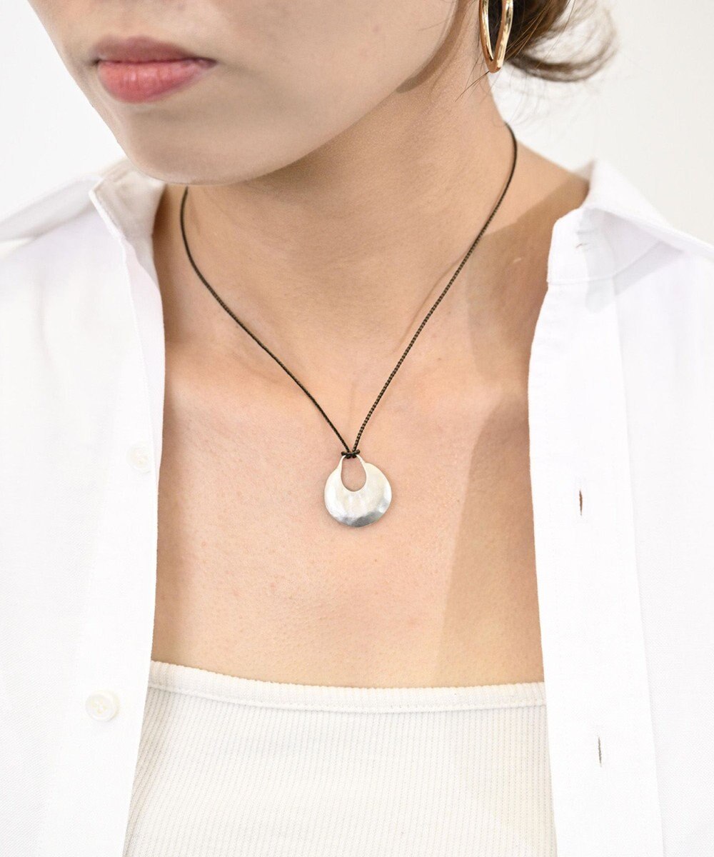 Pisceans ムーンディスク×くみひもネックレス 