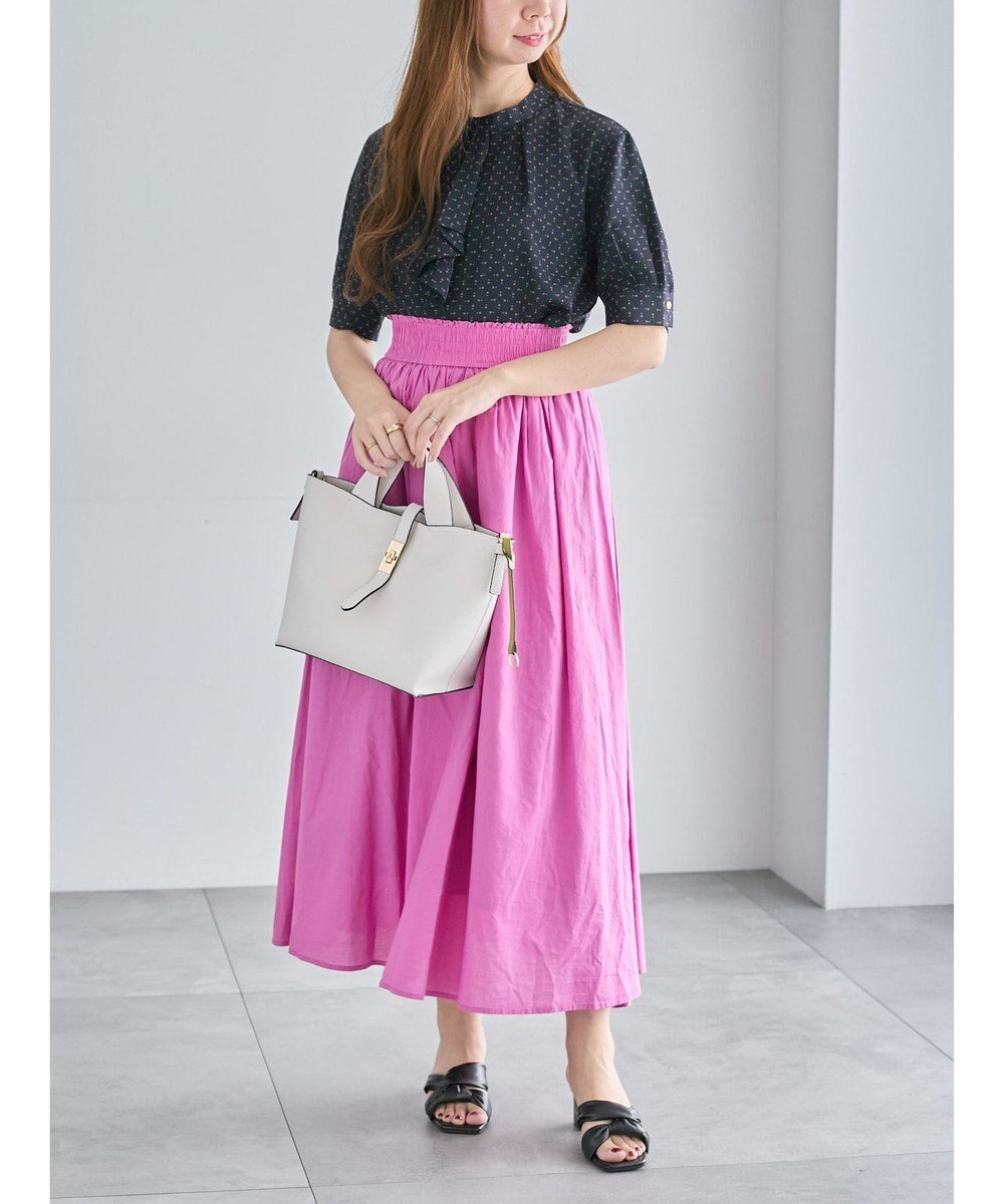 Te chichi パターンアソート5分袖ボウタイブラウス 