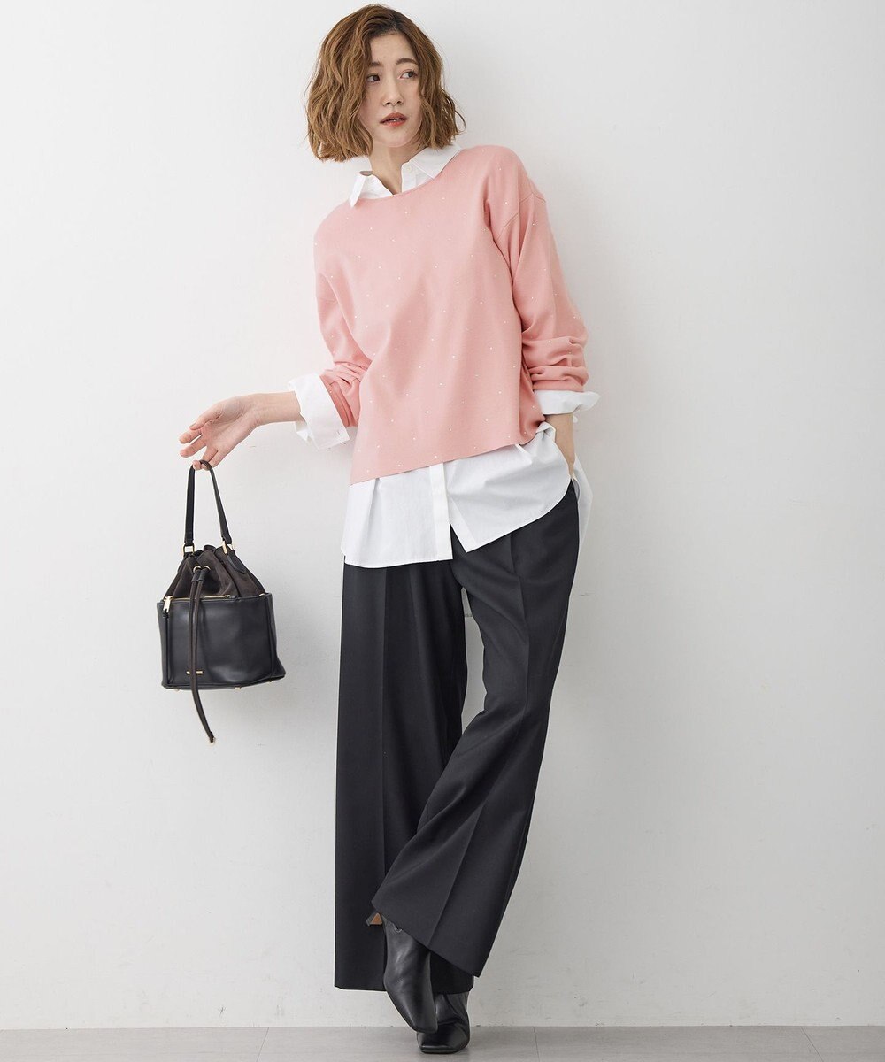 23区 L 【WEB＆一部店舗限定カラーあり/滝沢眞規子さん着用】クリスタルホットフィット ニット 