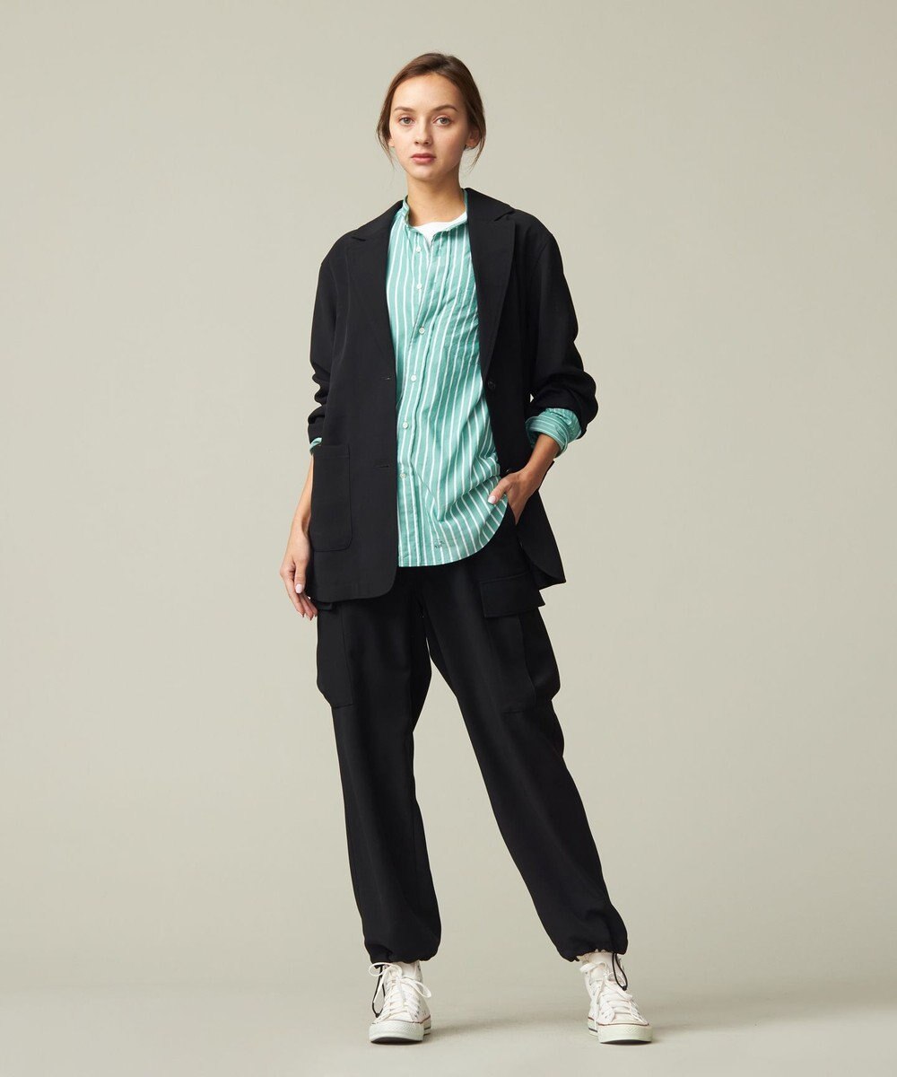 J.PRESS YORK STREET 【UNISEX】ジャージライクツイル カーゴパンツ 