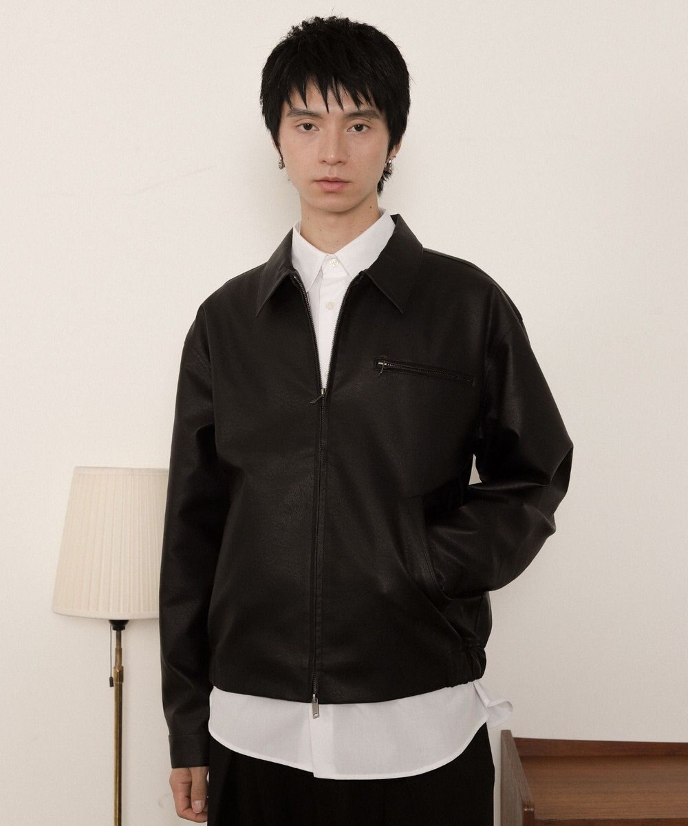 WEGO PUダブルZIPブルゾン 