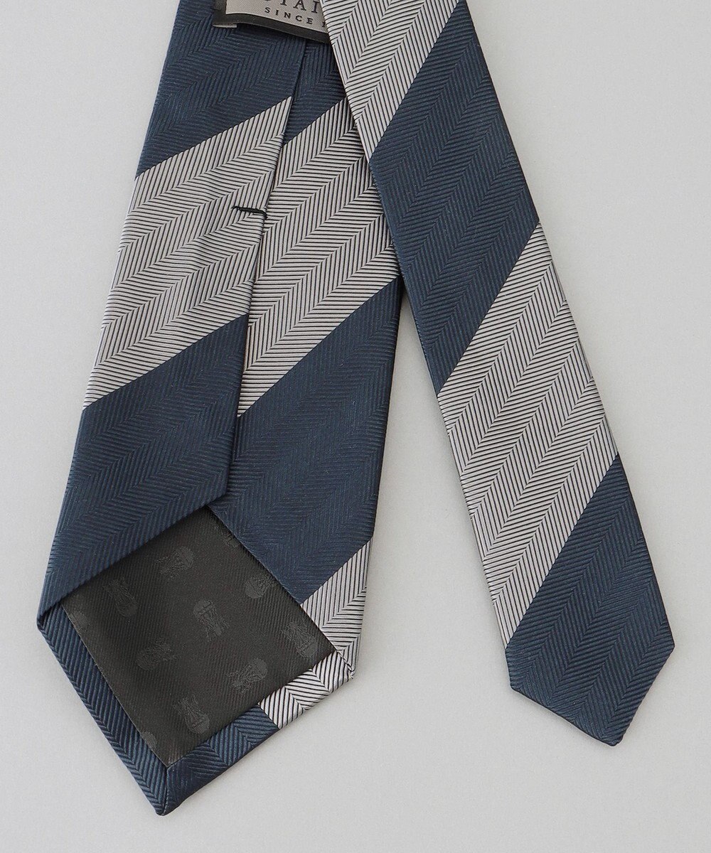 GOTAIRIKU GOTAIRIKU別注【日本製】シルク ネクタイ_ストライプ 