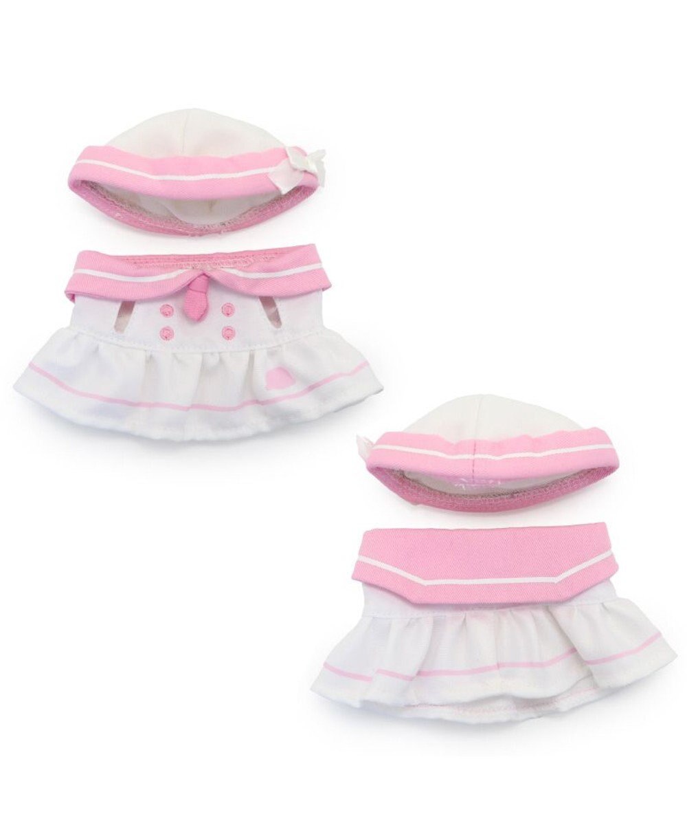 Mother garden しろたん ついてきちゃうマスコット用 着せ替え服  《マリン服 ピンク》 単品 