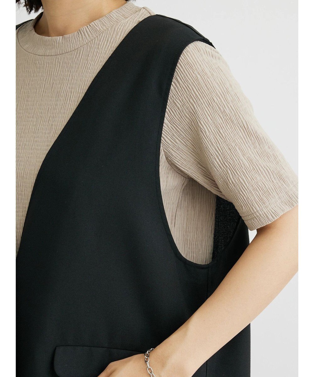 Green Parks ジレにもなる２ｗａｙＶネックジャンスカ 