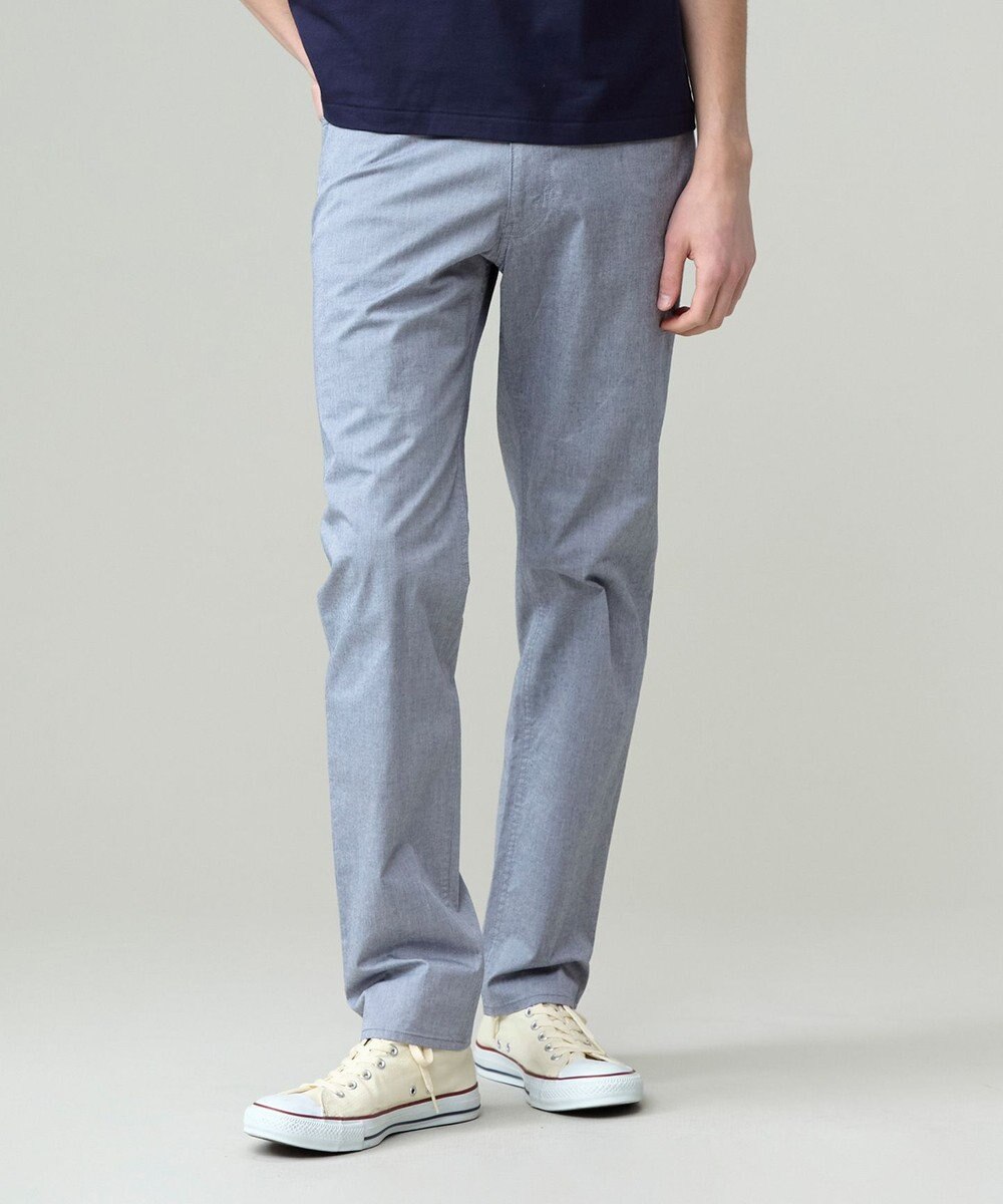 J.PRESS MEN 【ストレッチ】シャンブレーストレッチツイル パンツ 
