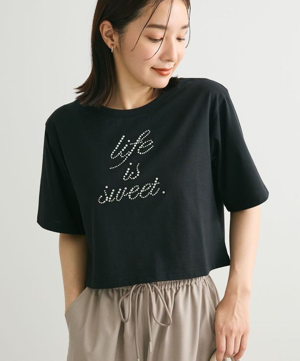 Green Parks ・ｓｗｉｎｇ　ｂｙ　ラインストーンロゴショートＴＥＥ 