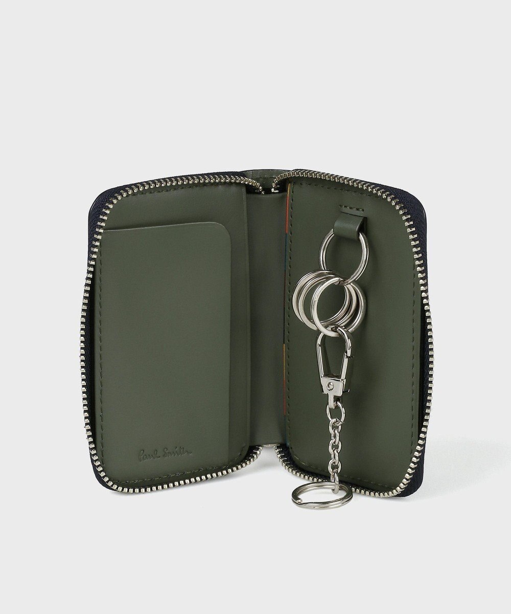 Paul Smith ブライトストライププラー スマートキー&カードケース 
