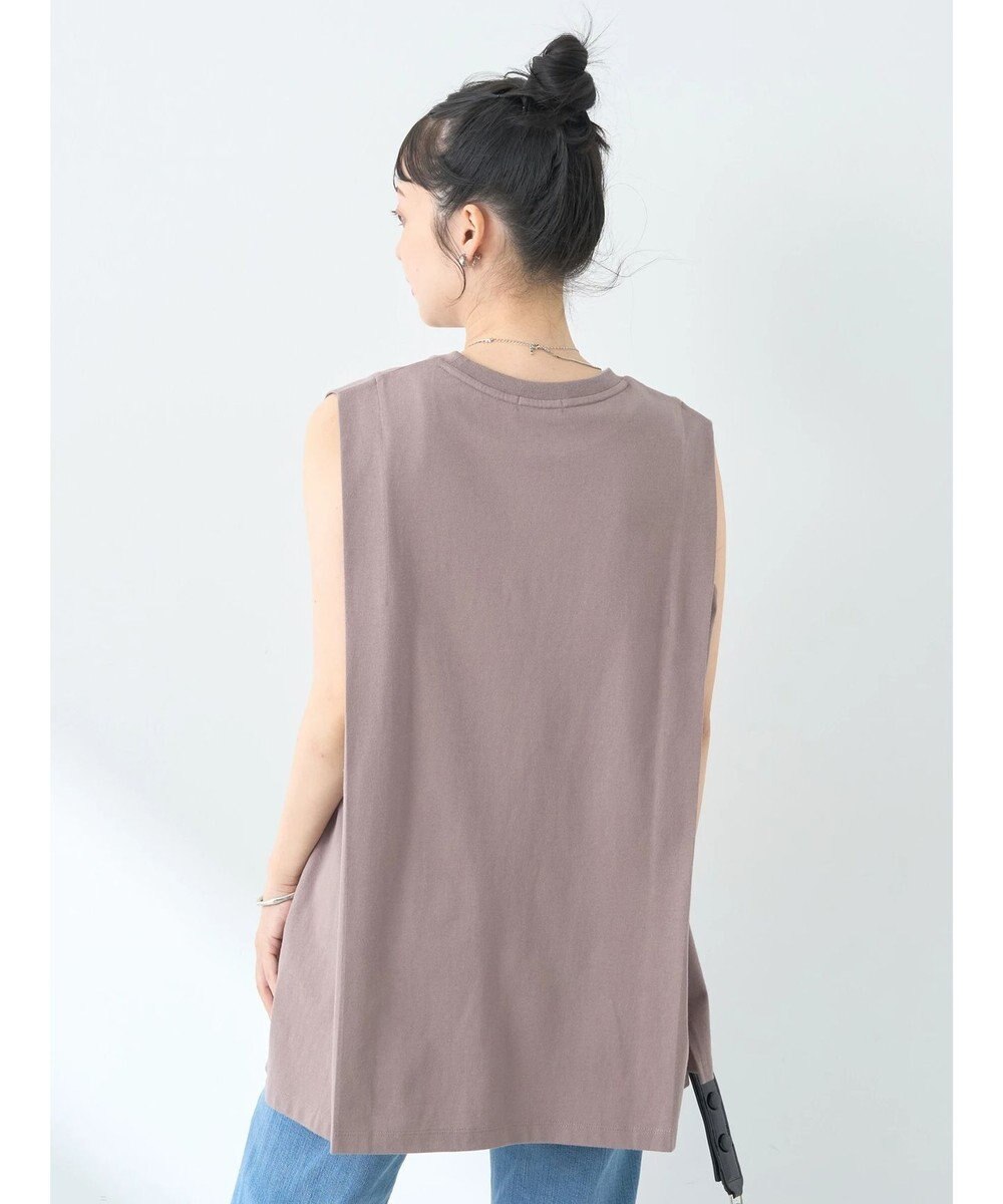 earth music&ecology ボクシーノースリーブチュニック 