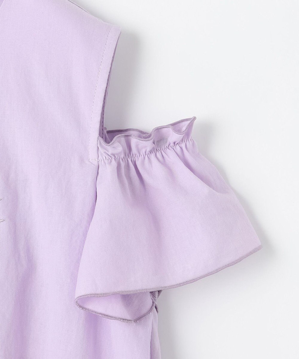 組曲 KIDS 【UVケア】【150-160㎝】バイカラー ワンピース 