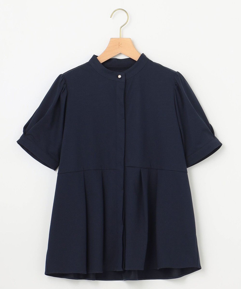 組曲 プレーティング天竺5分袖 カットソー 