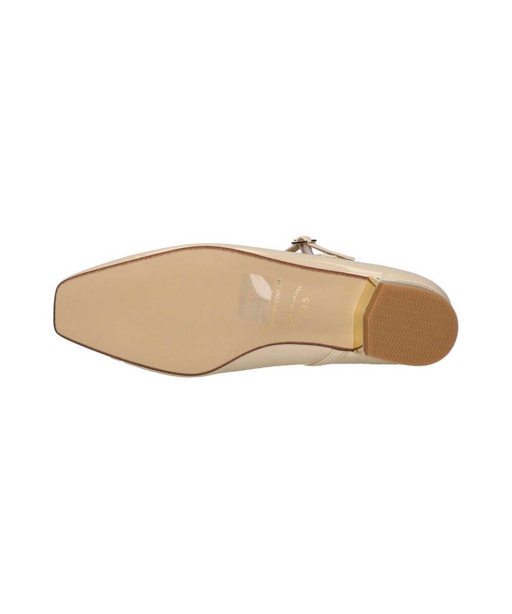 Bridget Birkin 【PARADIS COULEUR】スクエアトウビジューレーンパンプス 