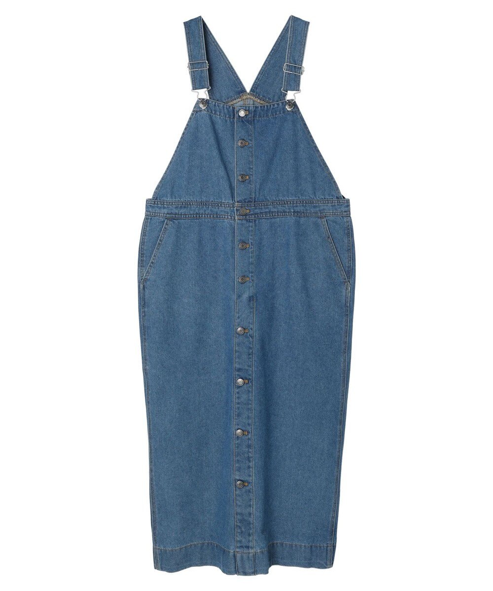 Green Parks デニムサロペットスカート 