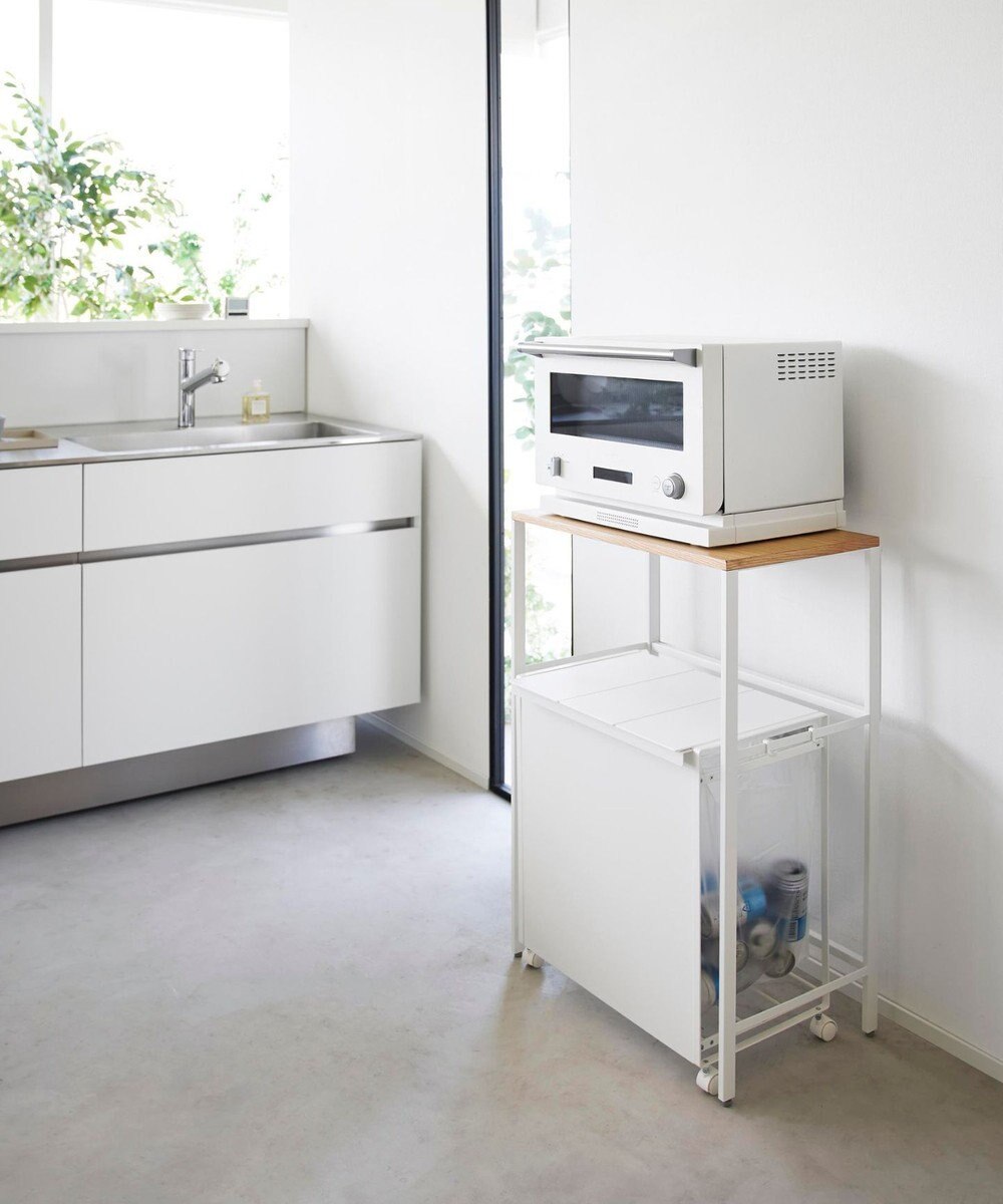 tower 分別ゴミ箱上ラック タワー ホワイト 