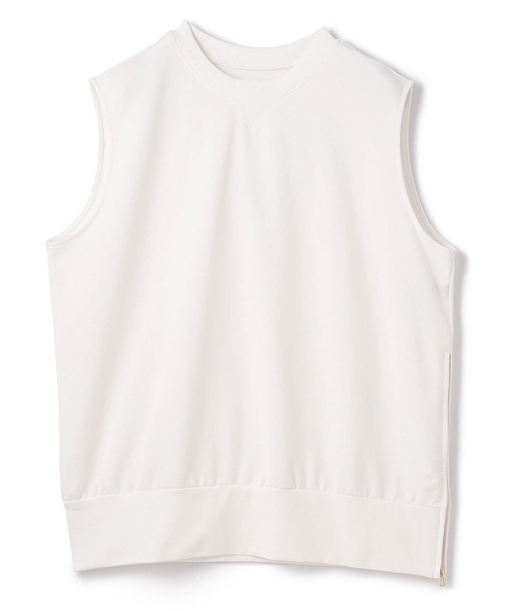 UNFILO スウェットサイドZIPベスト 