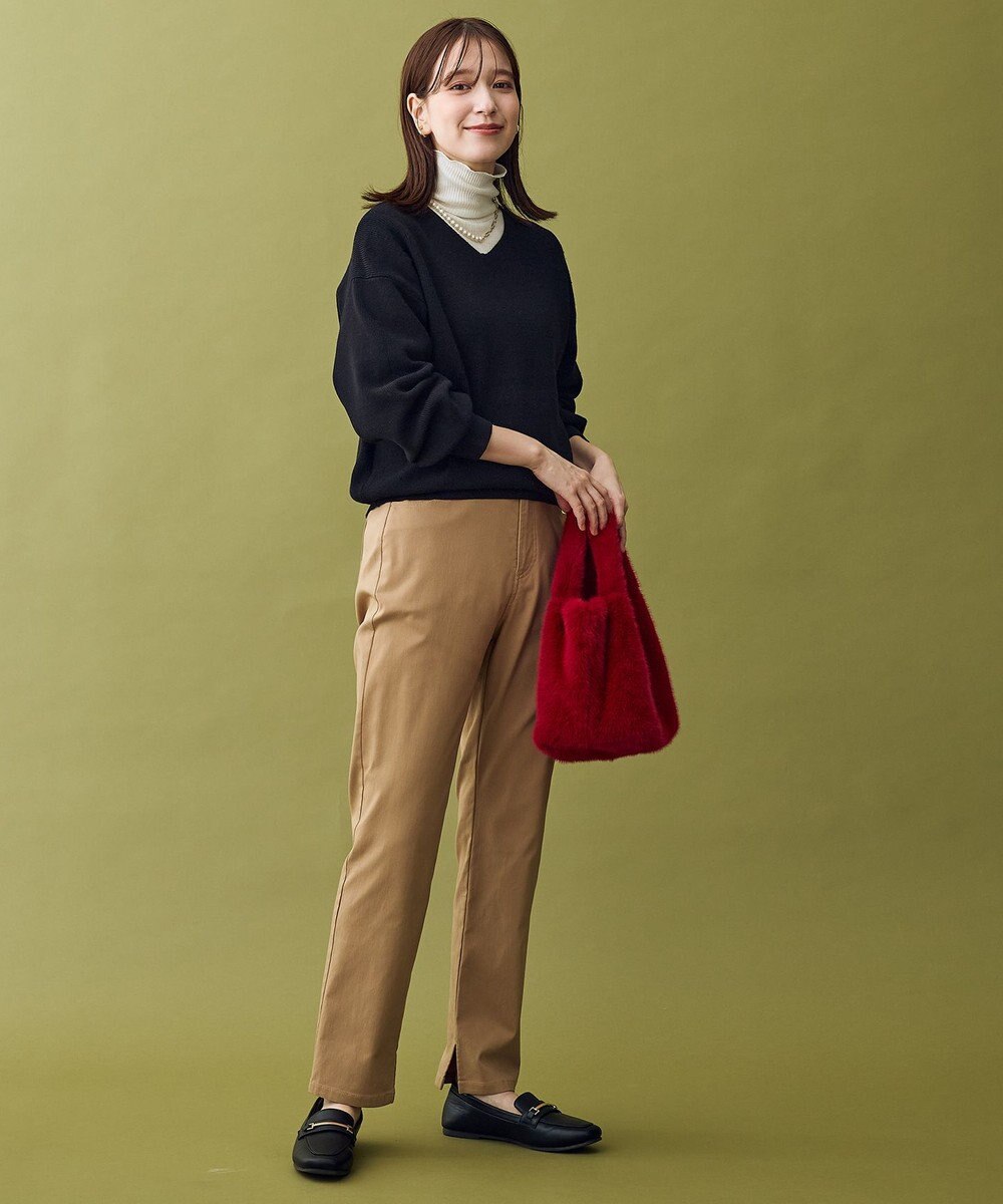 ANY 【8色展開】Vネックデイリーニット 