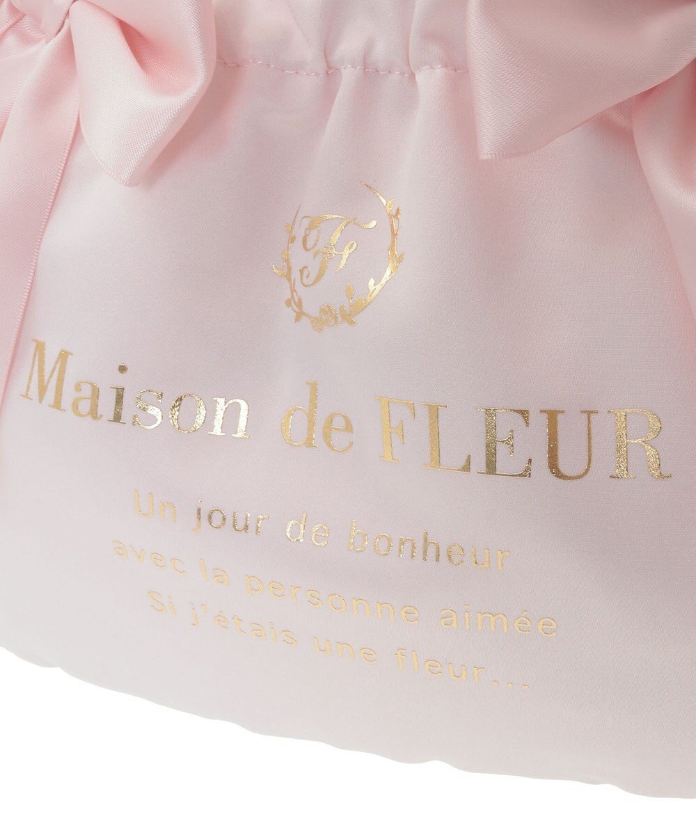 Maison de FLEUR クリアダブルリボン2Wayトート 