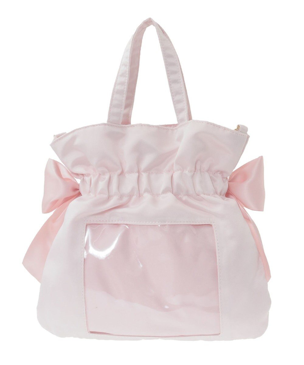 Maison de FLEUR クリアダブルリボン2Wayトート 