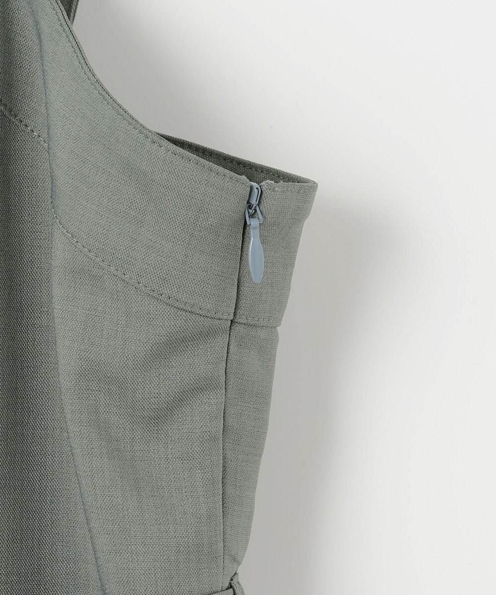 ANY SIS L 【2SET】ビスチェワンピース×シアーラッセルプルオーバーセット 