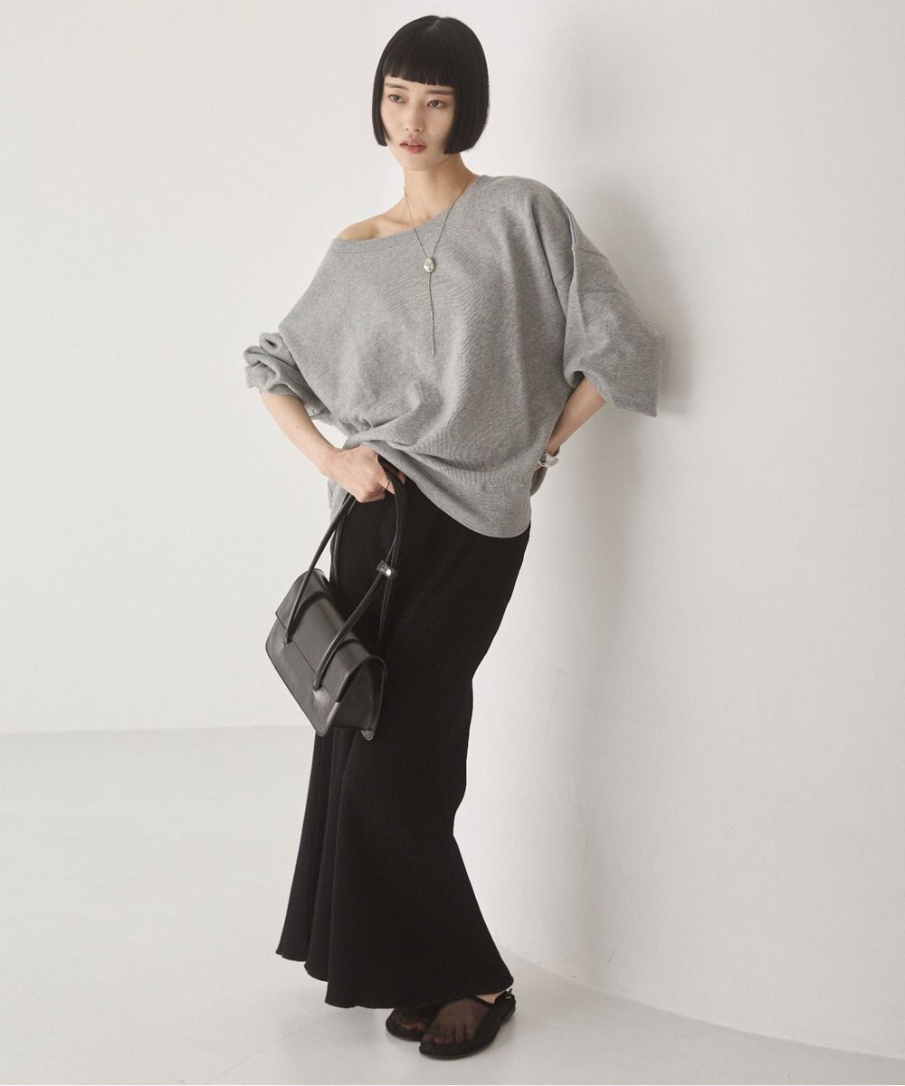 WEGO 【ANGIE VINTAGE/SETUP対応アイテム】オフショルダー裏毛スウェット 