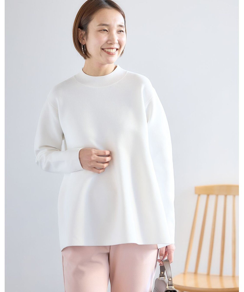 UNFILO 【新色追加】ペプラムニット 