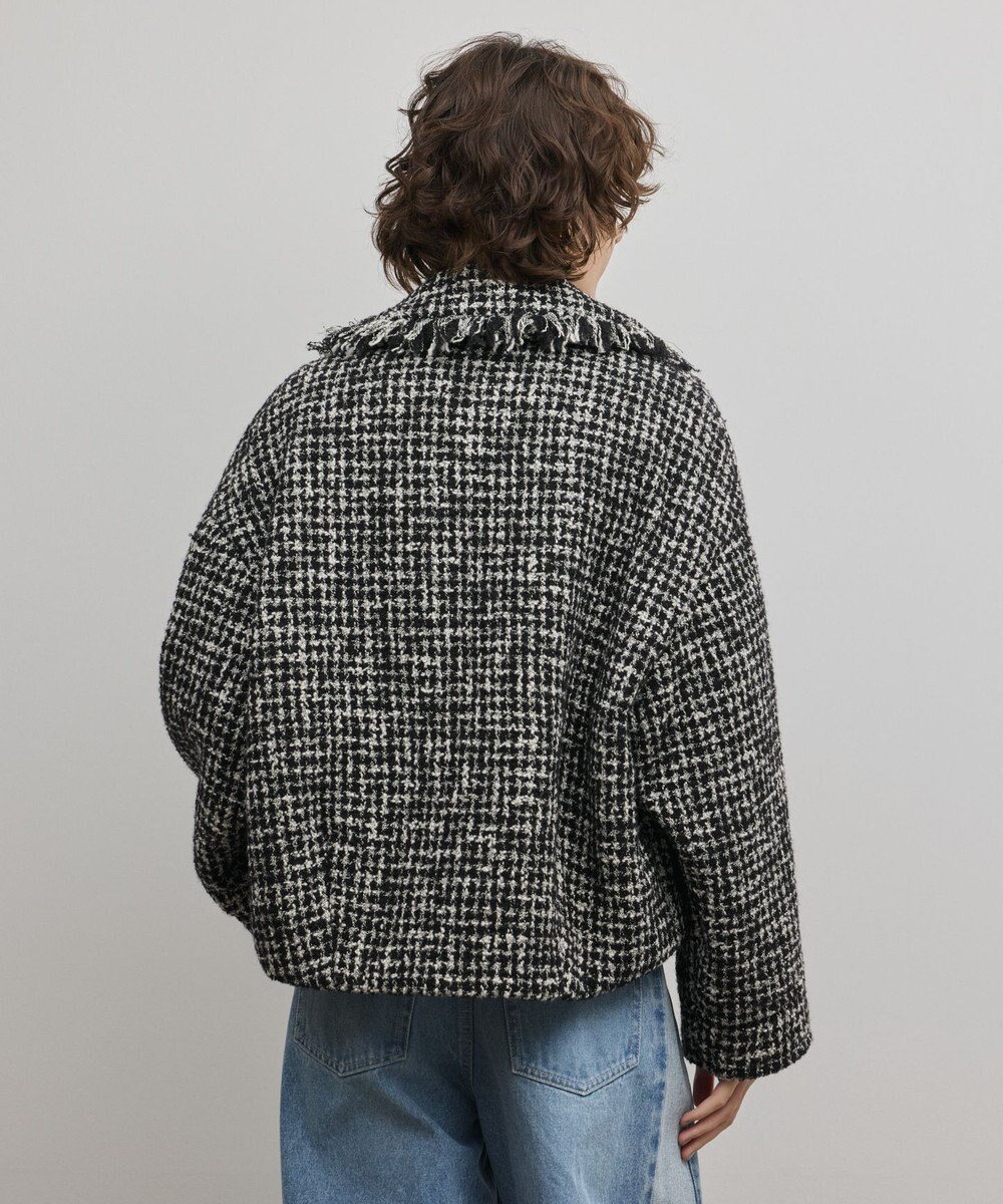 GRACE CONTINENTAL パディングツイードジャケット 