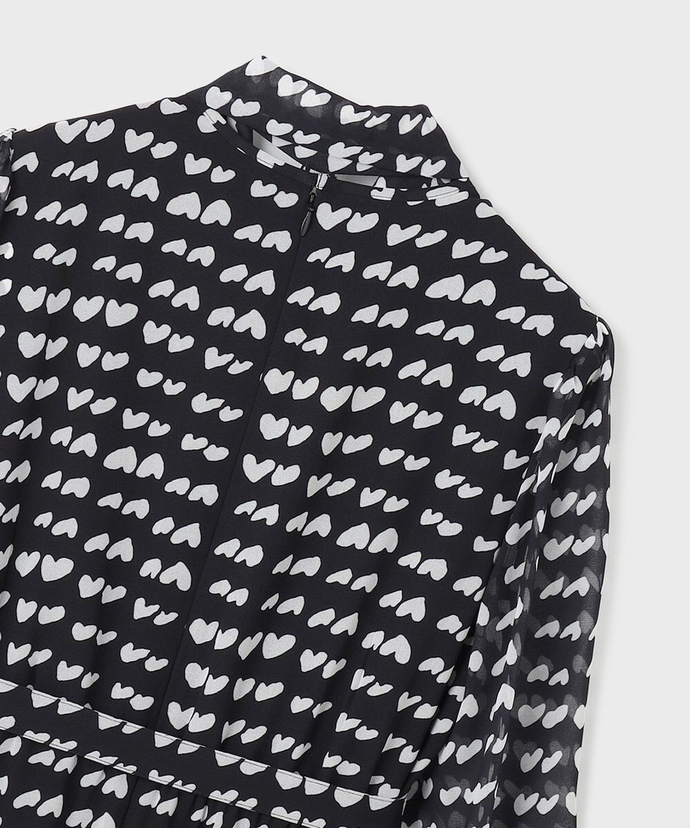 GRACE CONTINENTAL ハートキカプリントワンピース 