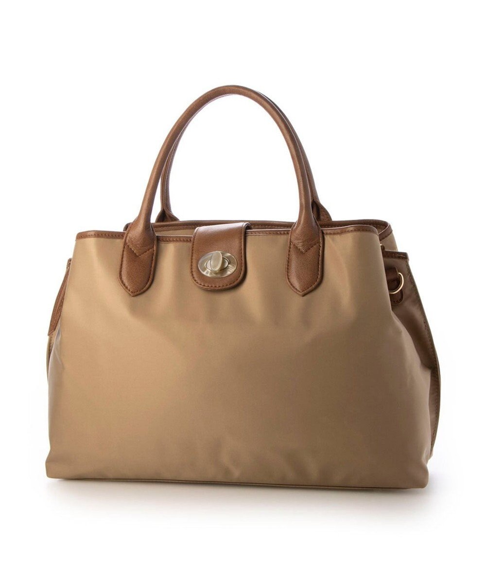 UNBILLION ペルケ perche / ナイロン×牛革付属ユーティリティ2wayトート 