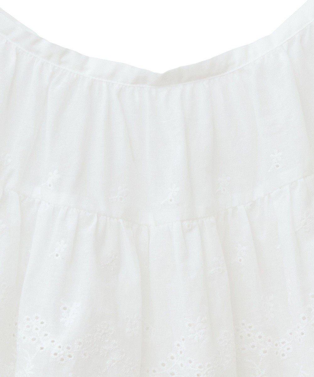 earth music&ecology エンブロイダリー刺繍ラップスカート 