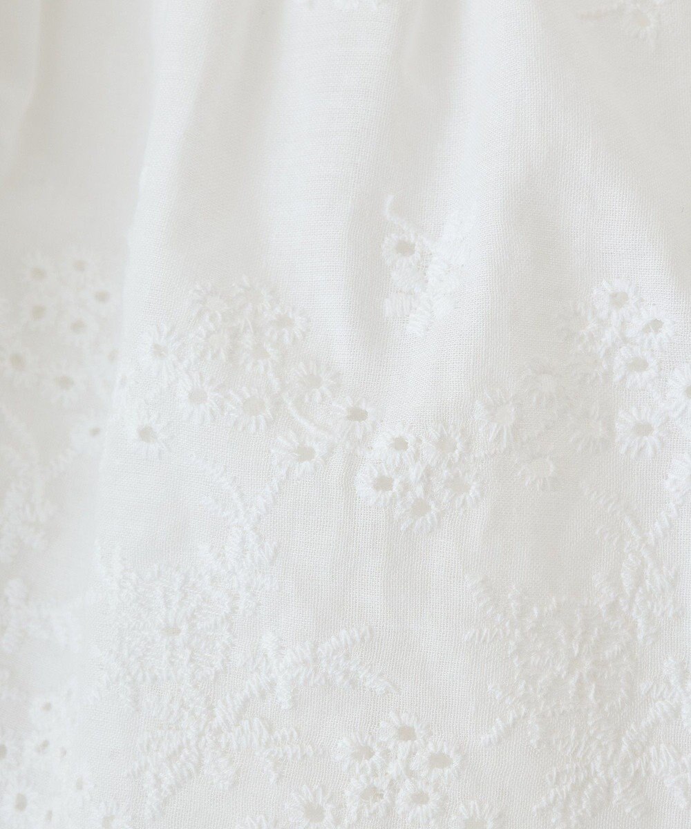 earth music&ecology エンブロイダリー刺繍ラップスカート 