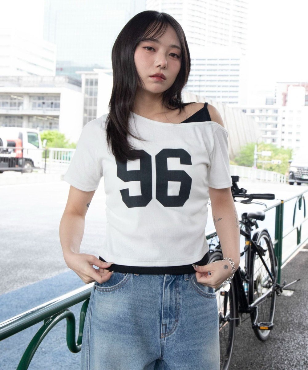 WEGO レイヤードドッキングワンショルちびT 