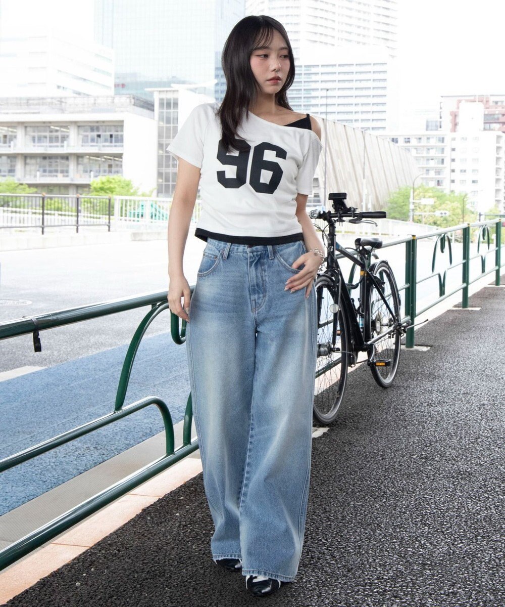 WEGO レイヤードドッキングワンショルちびT 