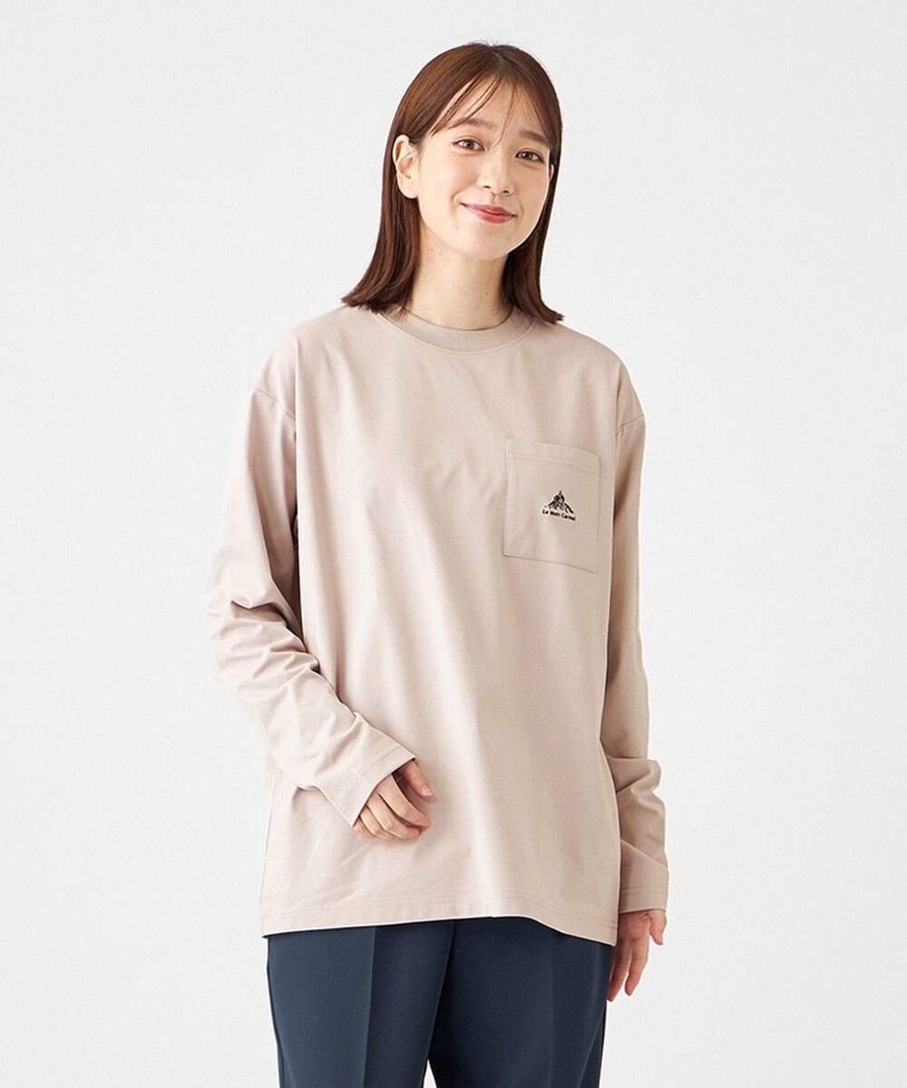 SHARE PARK LADIES 【UVカット・吸水速乾・ストレッチ・軽量 】刺繍ポケットＴシャツ（S・Mサイズ） 