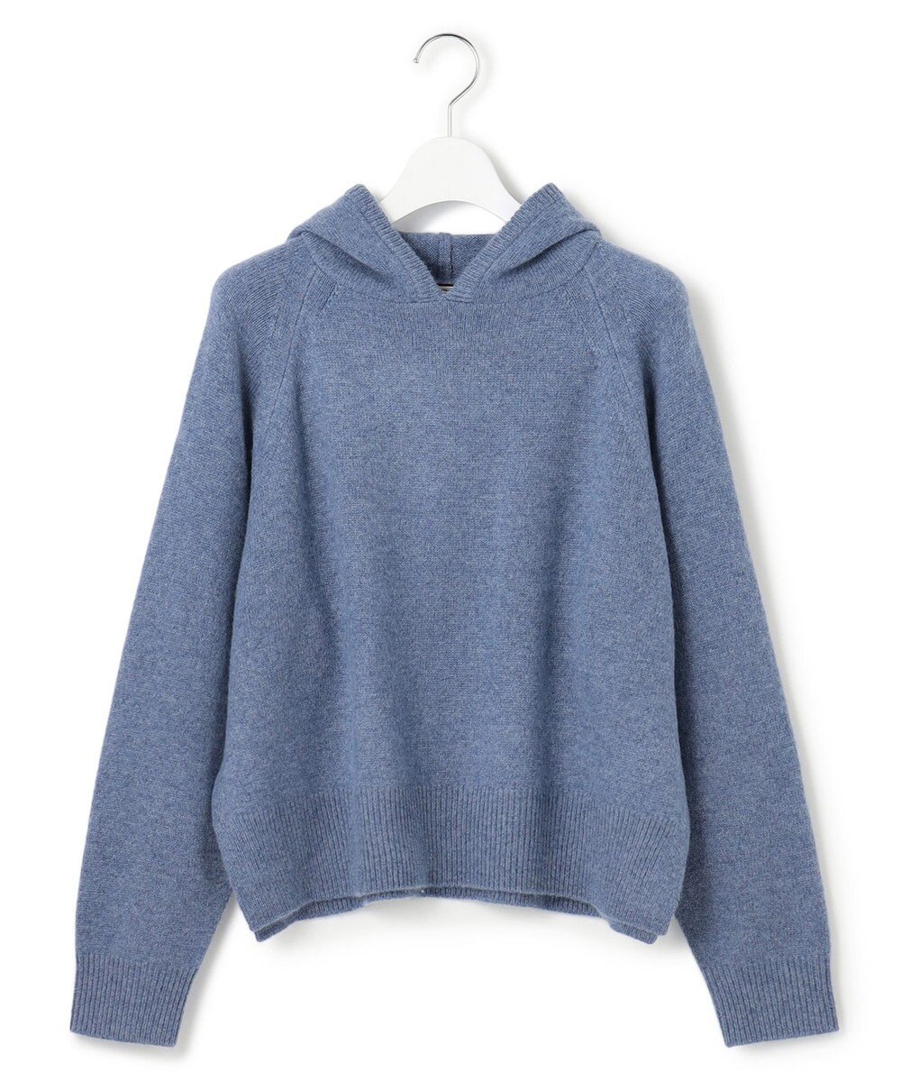 J.PRESS YORK STREET 【WOMEN】ウールカシミヤ フーディニット 