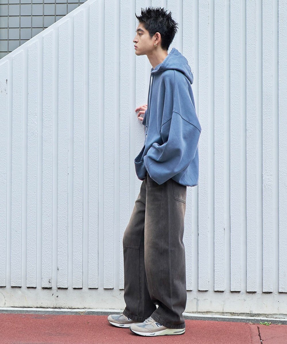 WEGO イージーバレルレッグデニムパンツ2 