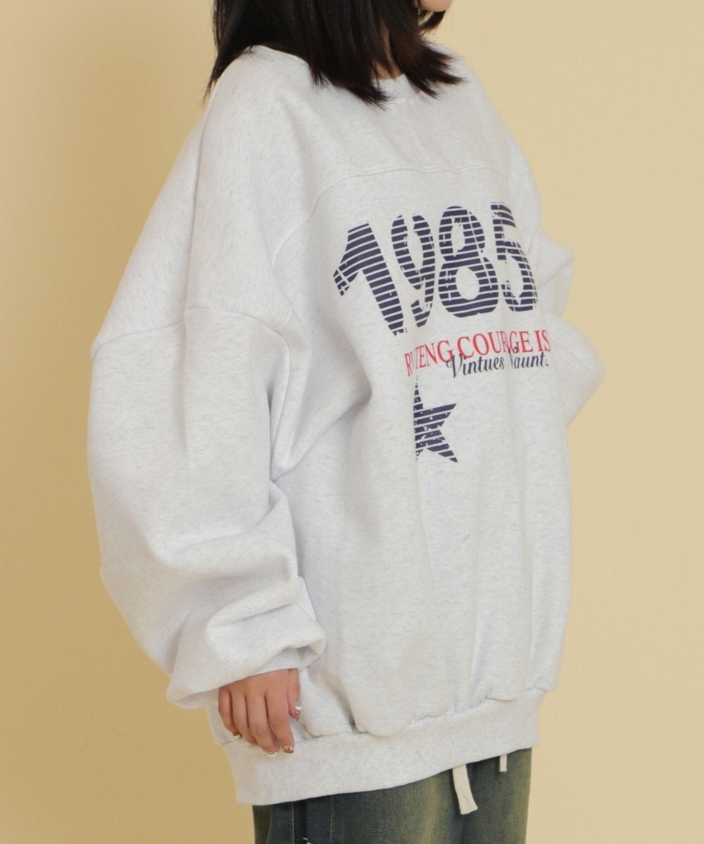 WEGO 1985ロゴビッグスウェット 