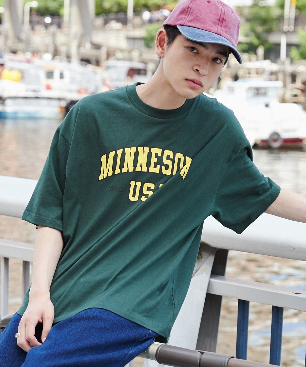 WEGO 【ユニセックス着用ITEM】カレッジロゴプリントT（SS） 