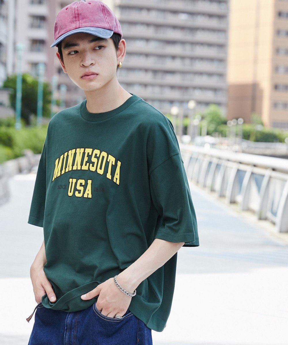 WEGO 【ユニセックス着用ITEM】カレッジロゴプリントT（SS） 