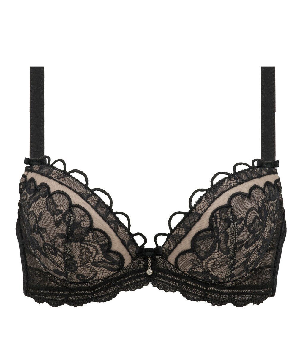 BRADELIS New York 【BRADELIS New York / 育乳補整ブラ・STEP2 寄せる】ナオミステップ2ブラ24S1 脇高設計でしっかり寄せ上げ 