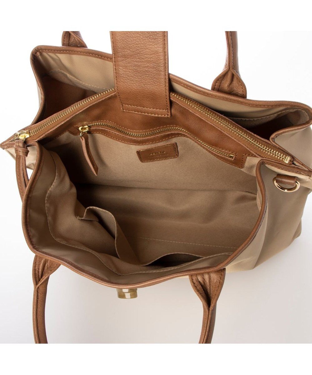 UNBILLION ペルケ perche / ナイロン×牛革付属ユーティリティ2wayトート 