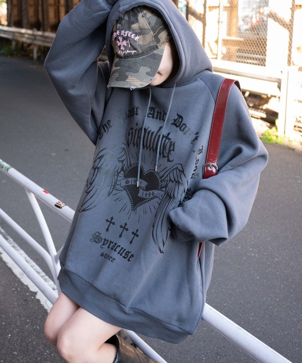 WEGO ウイングハートBIGパーカー 