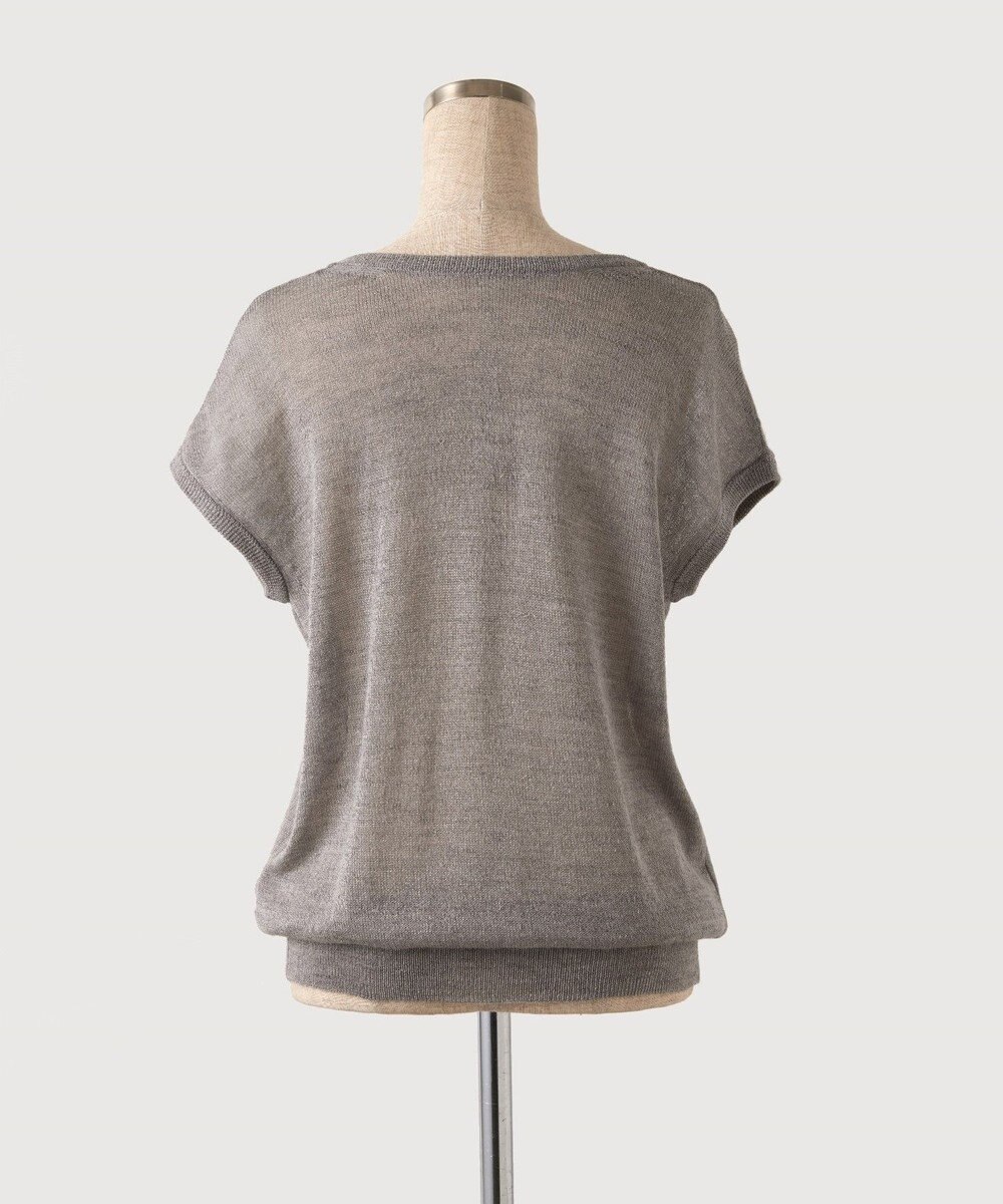 TOQUE 〈大草直子さんアドバイザー〉 【天然素材/2WAY】アルパカシルクニットVネックフレンチ 