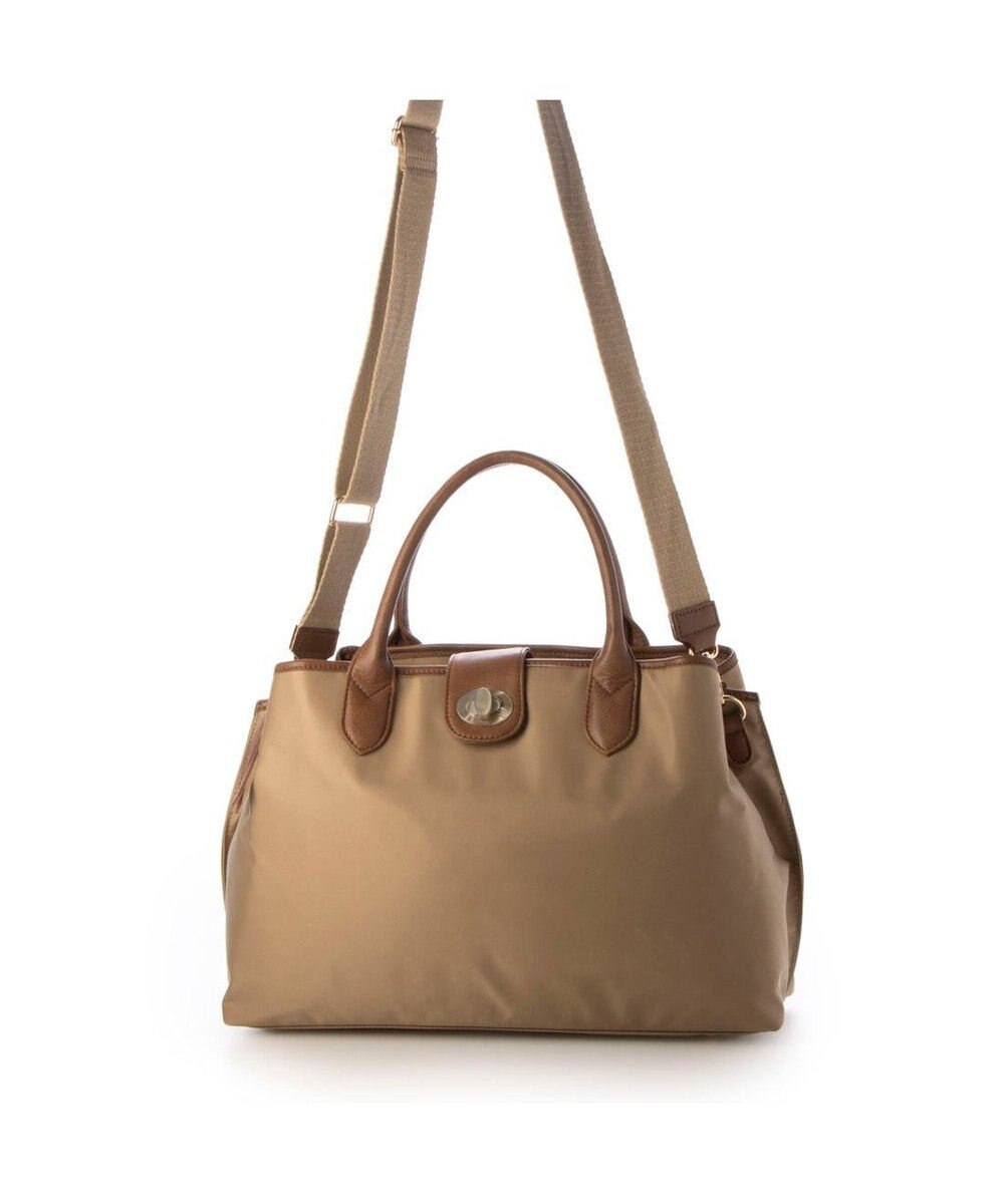 UNBILLION ペルケ perche / ナイロン×牛革付属ユーティリティ2wayトート 