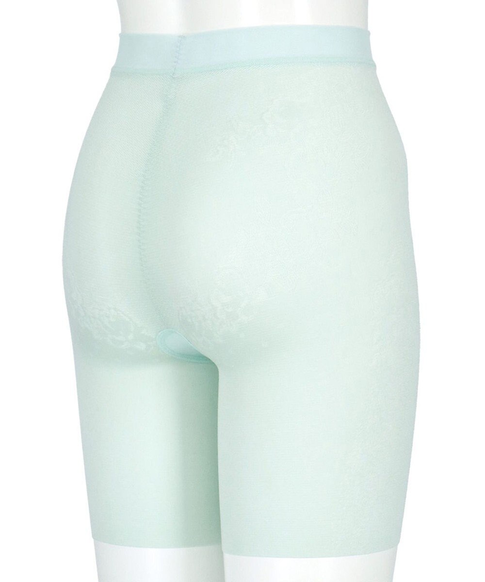 Wing ガードル 汗をかいてもさらさら 接触冷感(身生地部) シルエットすっきり 【夏の涼軽パンツ】 ロング丈 一枚ばき可能 春 夏 KQ2715 ウイング／ワコール 