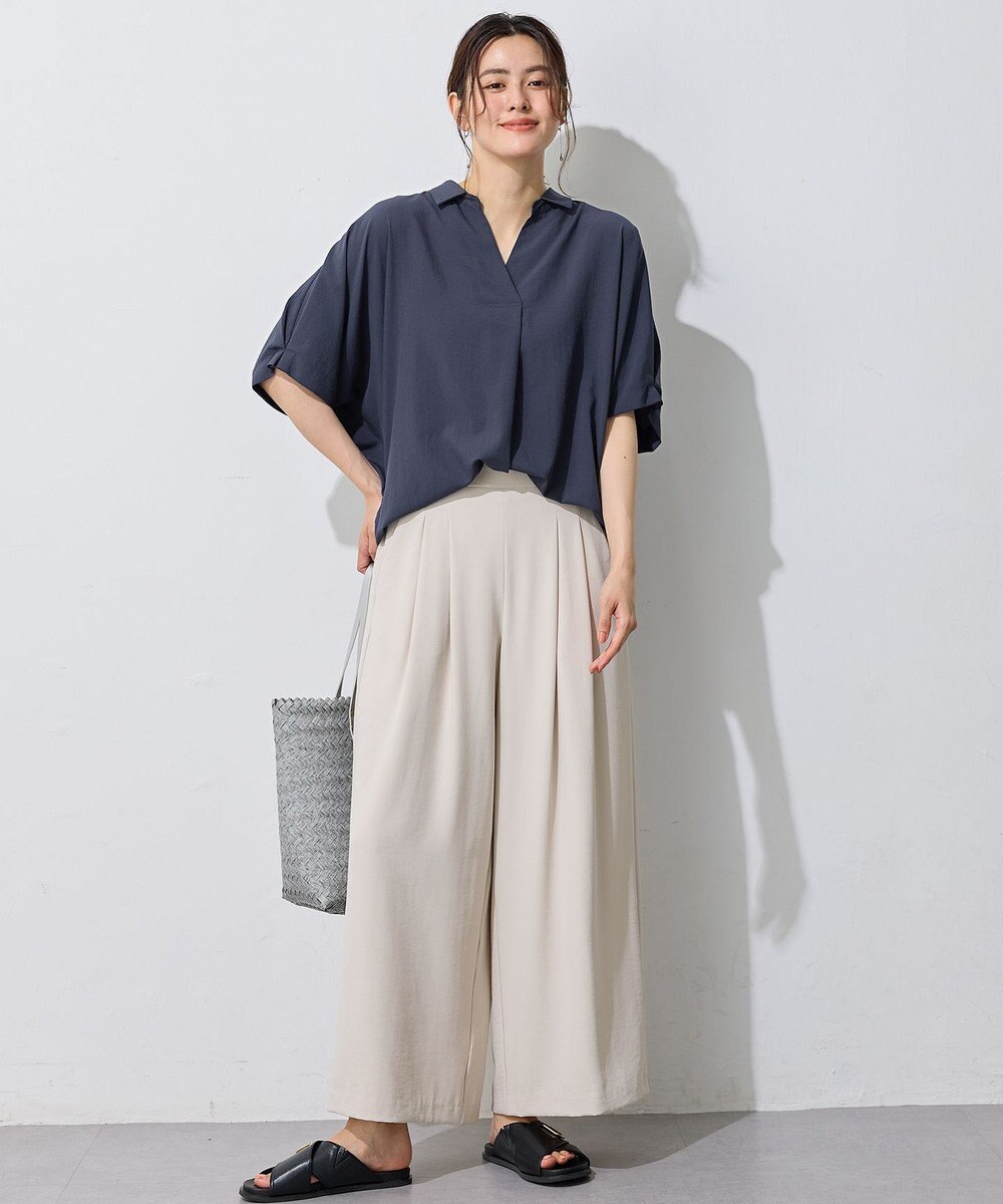 ANY L 【新色追加/吸水速乾/イージーケア/UVカット/接触冷感】さらさらDRYパンツ 