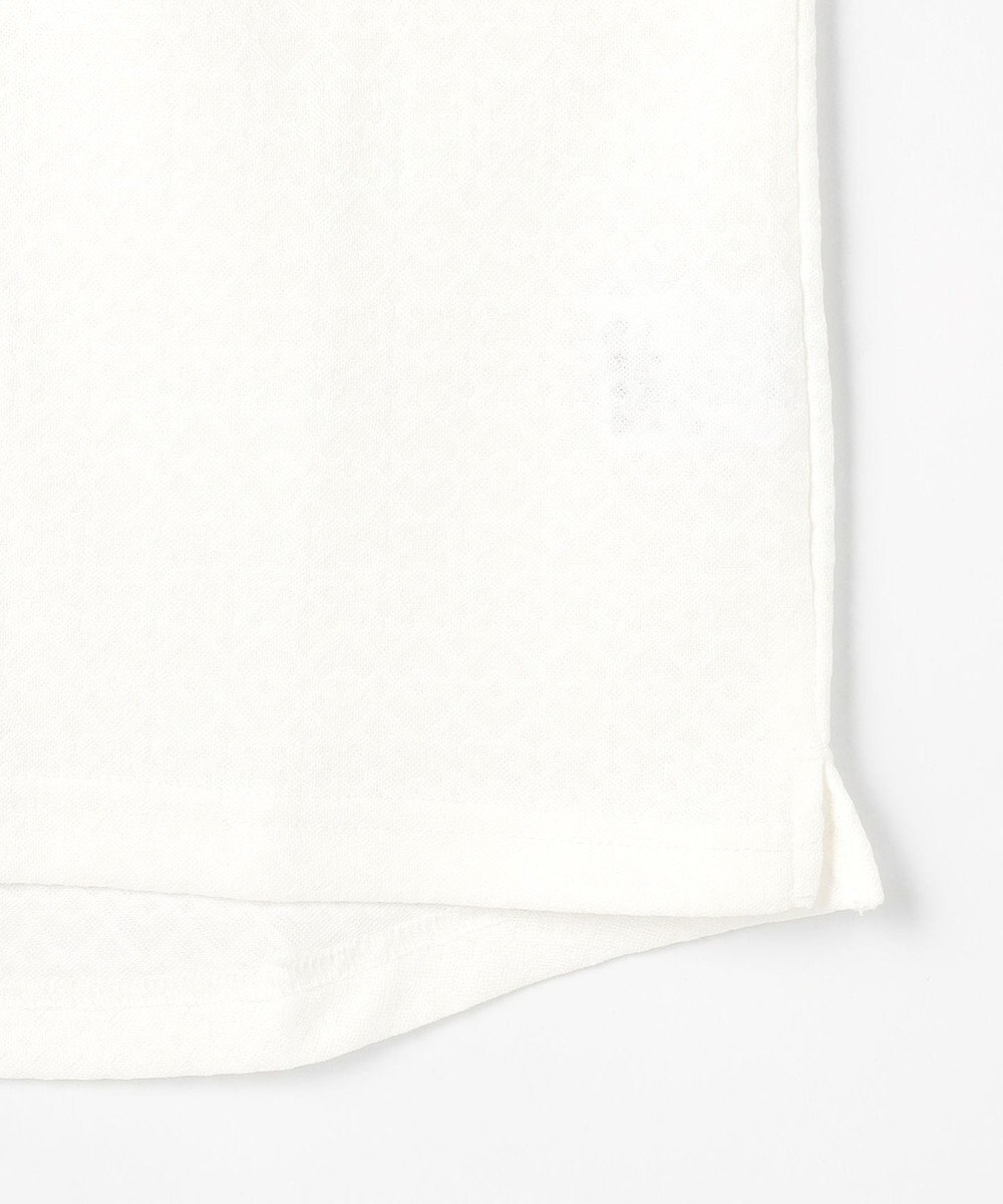 23区GOLF 【WOMEN】モノグラムジャガード長袖ポロシャツ 