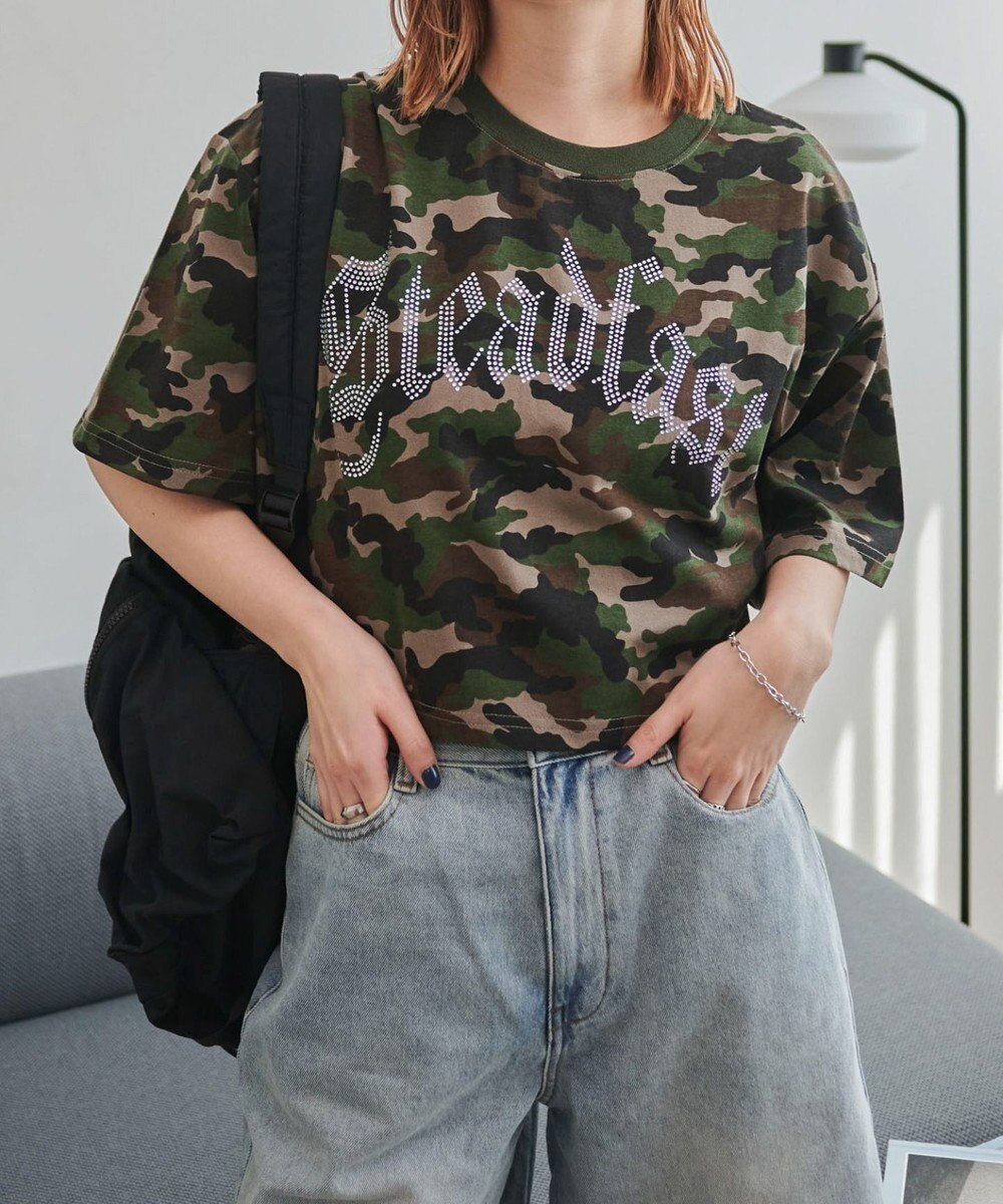 WEGO ラインストーンショートT 